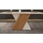 mesa ruth madera cristal roble blanco roto 170x90 cms 1