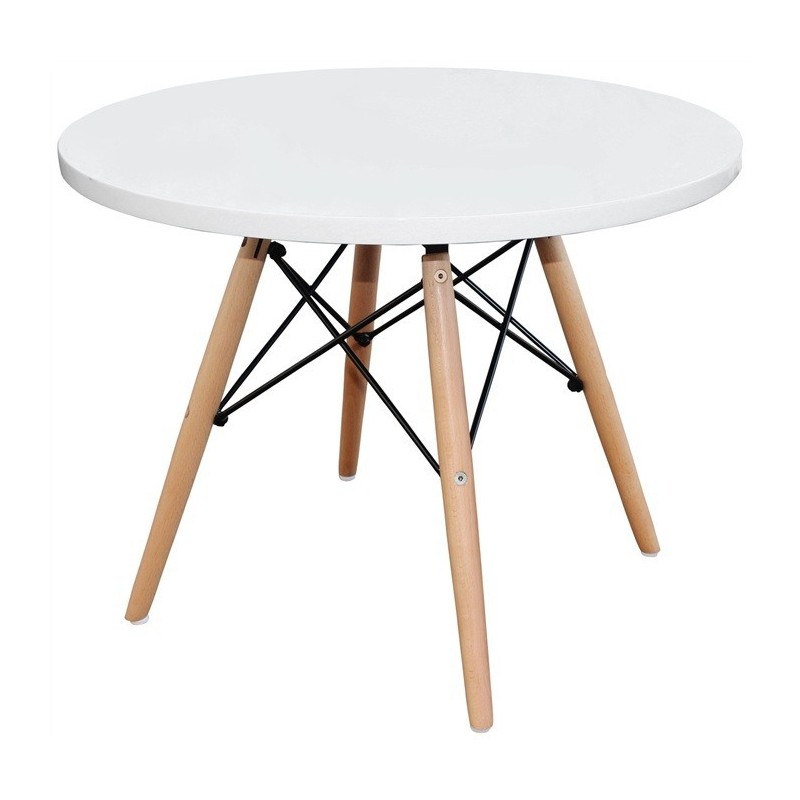 mesa tower aux bl baja madera blanca 60 cms diametro