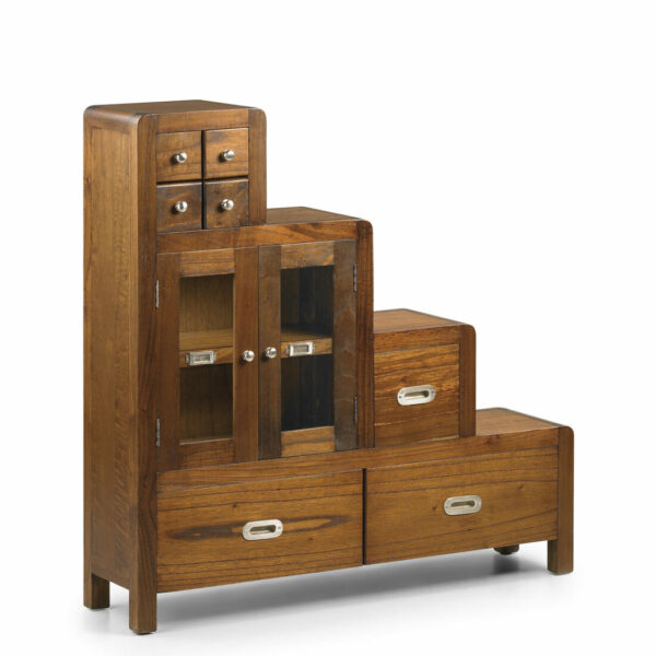 Mueble Escalera Flash Izquierda 4+3 Cajones 2 Puertas