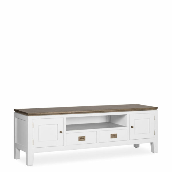 Mueble Tv Everest 2 Cajones 2 Puertas 1 Hueco