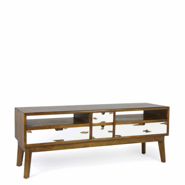 Mueble Tv Nordic 4 Cajones 2 Huecos