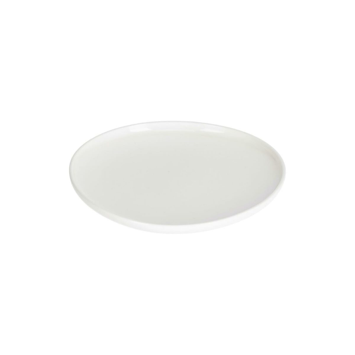 Plato de postre Pahi redondo porcelana blanco