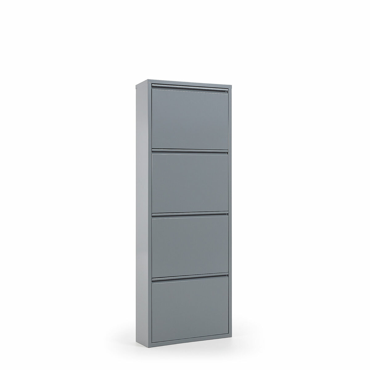 ROX Zapatero 4 puertas metal gris