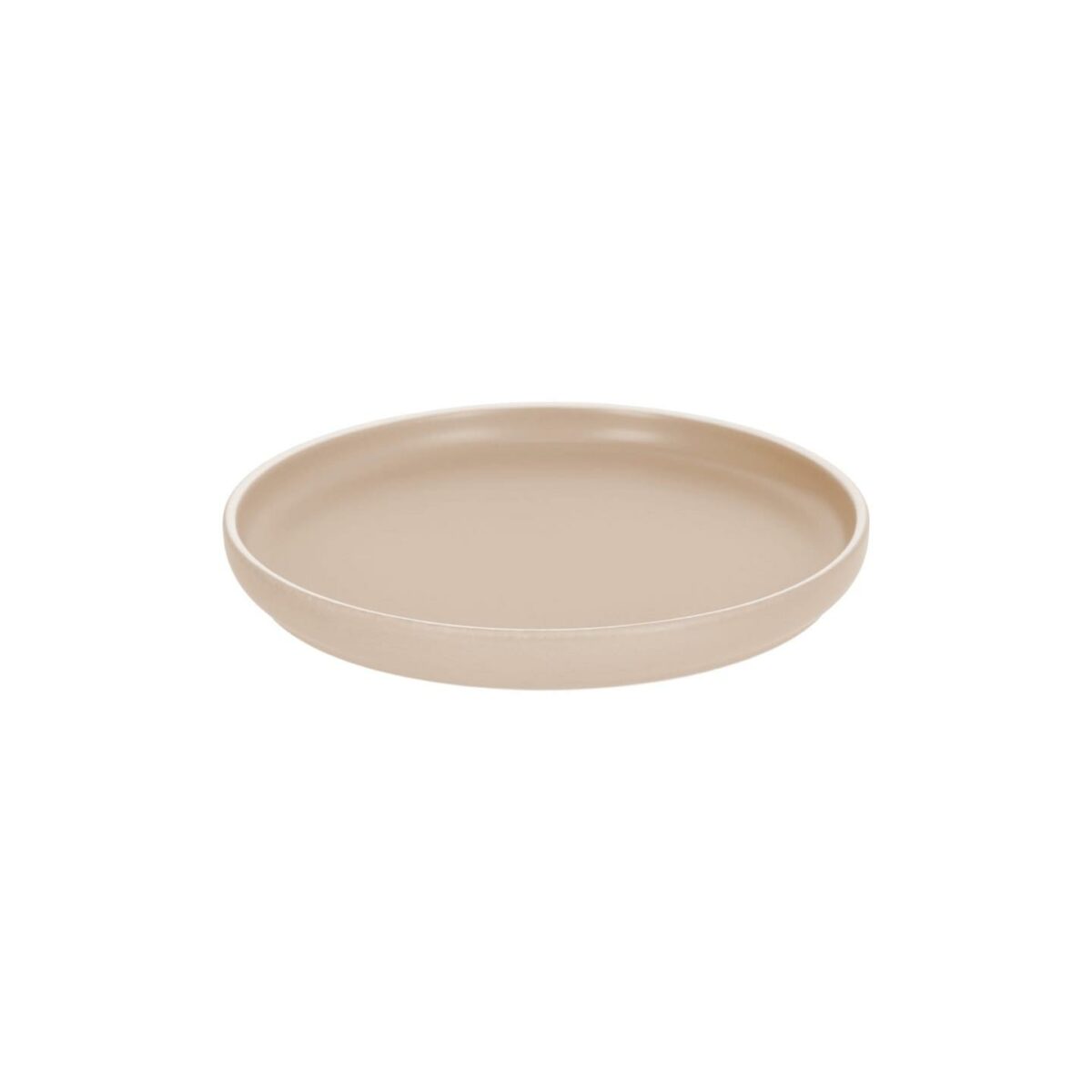 SHUN Plato de postre Shun de porcelana beige