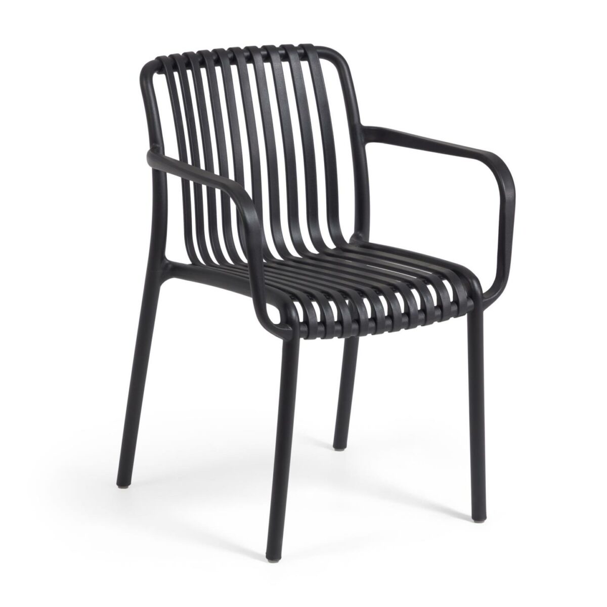 Silla de exterior Isabellini negro