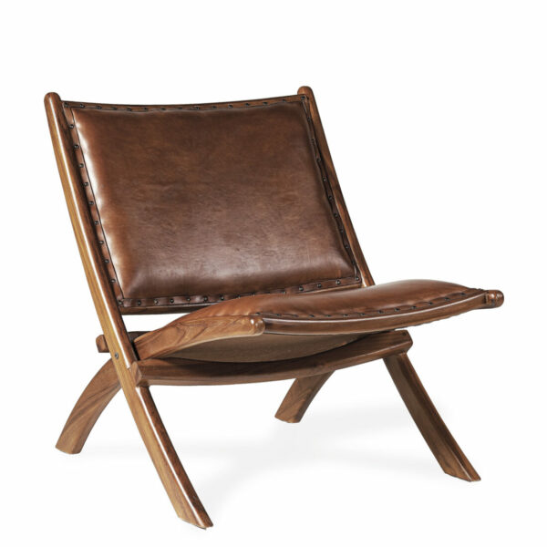 Sillón Bajo Plegable Piel