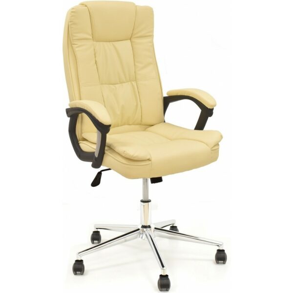 Sillon de oficina duke h alto gas basculante similpiel beige