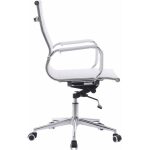 Sillon de oficina odesa giratorio gas basculante profundo malla blanca 2