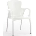 Sillon sena apilable polipropileno blanco