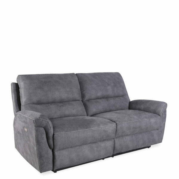 Sofá Basil Reclinable Eléctrico Gris