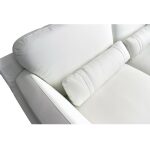 Sofa dreux 3 plazas similpiel blanca 1