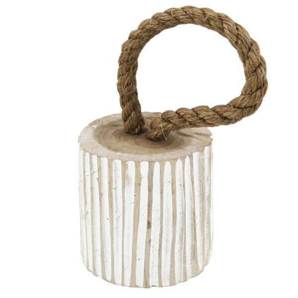 Sujeta Puertas Redondo Madera Y Cuerda