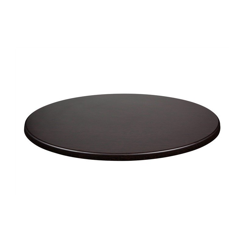 tablero de mesa werzalit alemania wengue 103 70 cms de diametro