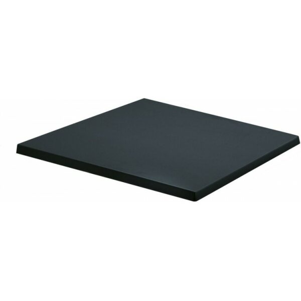 tablero de mesa werzalit sm negro 55 70 x 70 cms