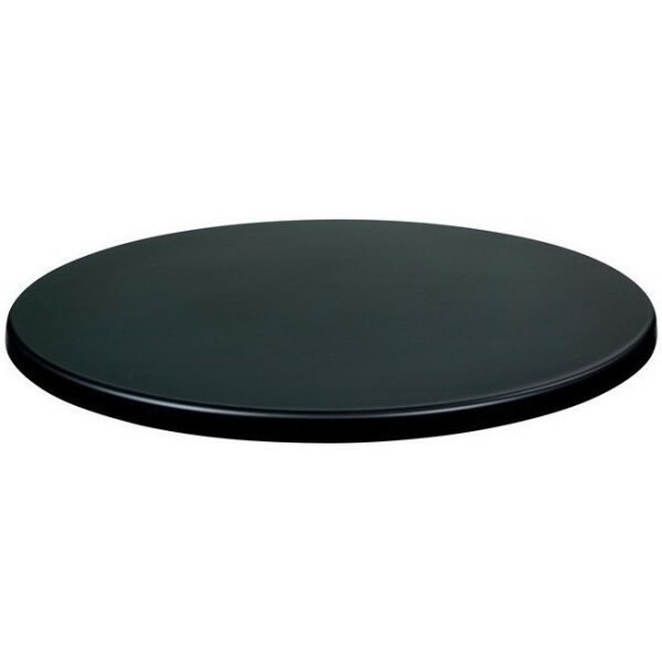 tablero de mesa werzalit sm negro 55 80 cms de diametro