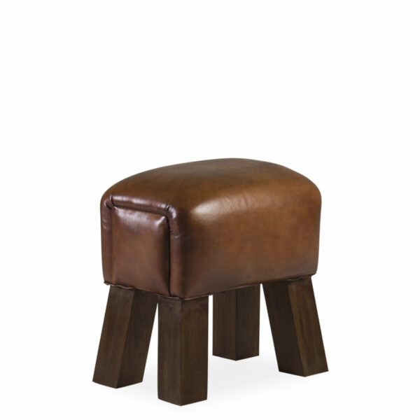 Taburete Rectangular Piel