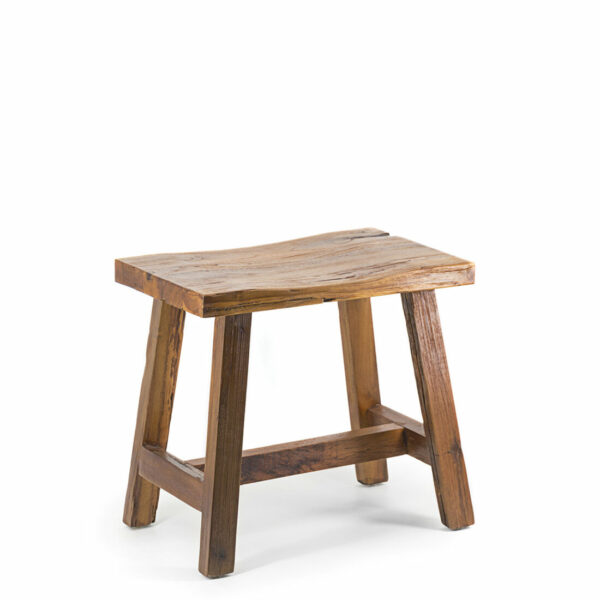 Taburete Rectangular Teka Reciclada