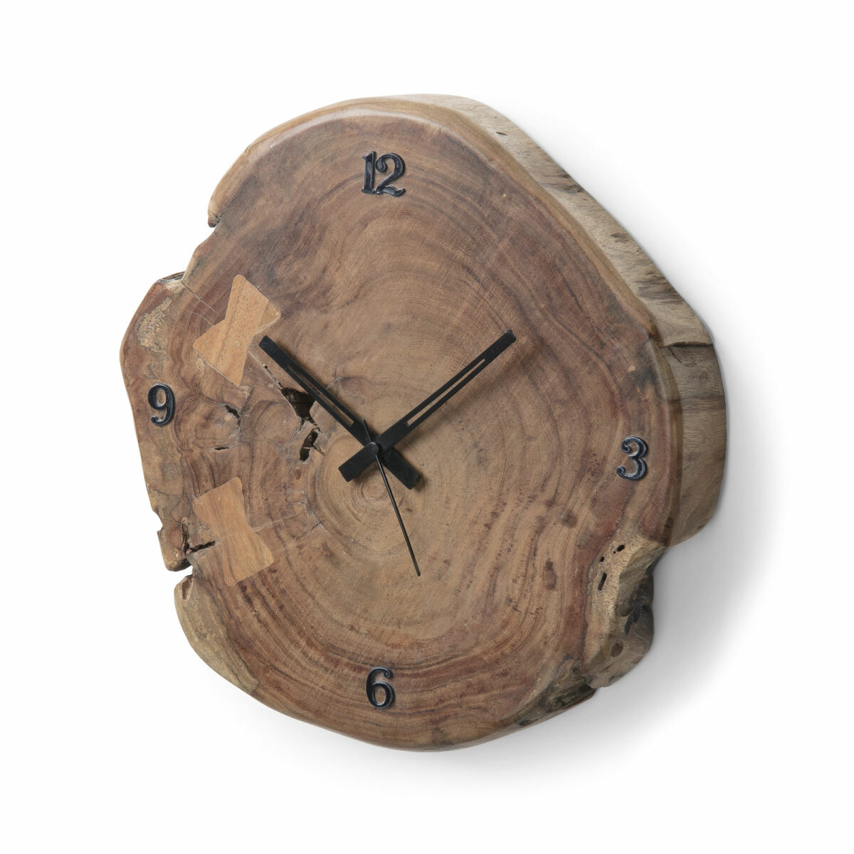 TOGH Reloj pared madera acacia natural