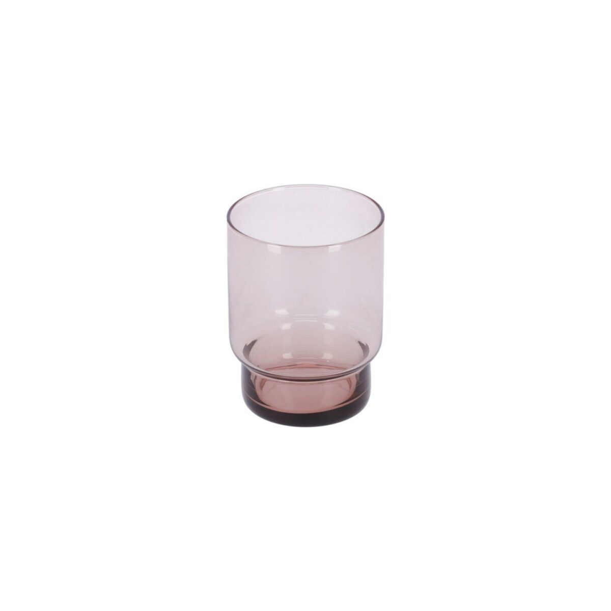 Vaso Yida pequeño de cristal rosa