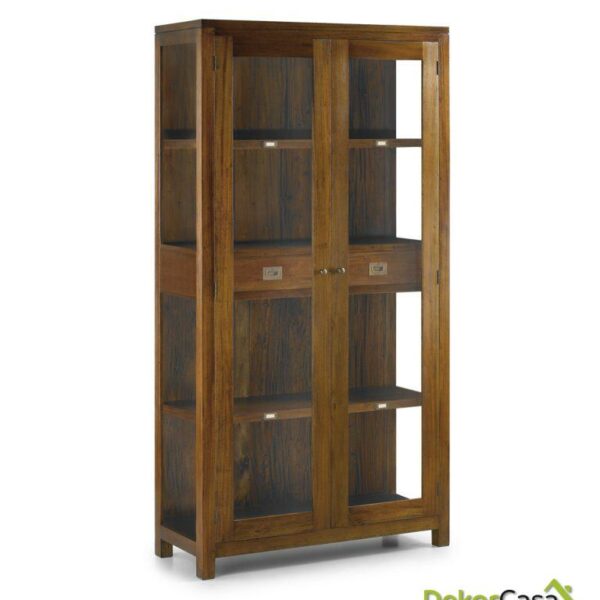 Vitrina Flamingo 2 Cajones 3 Estantes