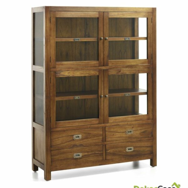 Vitrina Star 4 Cajones 4 Puertas 2 Estantes