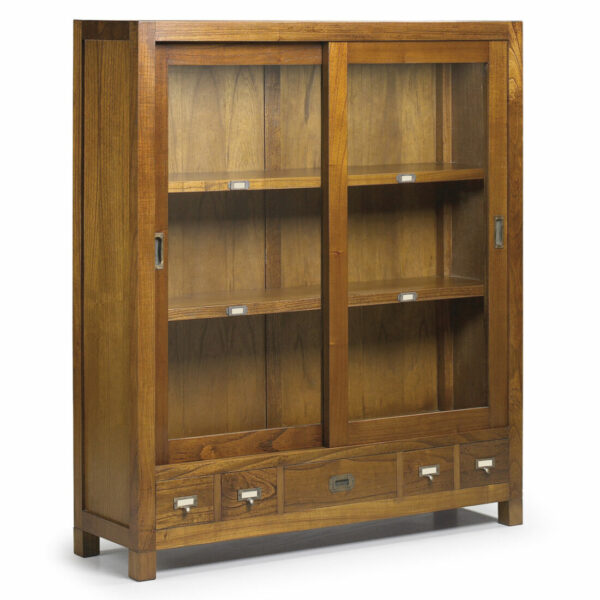 Vitrina Star 5 Cajones 2 Puertas Correderas