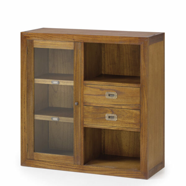 Vitrina Star Combi Izquierda 2 Cajones 1 Puerta