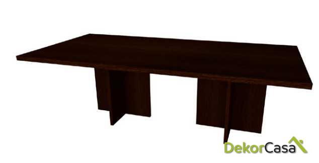 MESA RECTANGULAR SERIE LOMA CON BASE ASPA