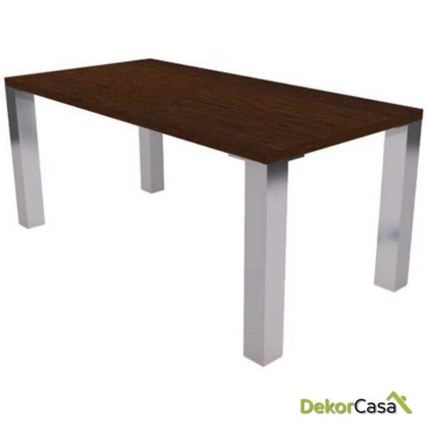 mesa rectangular serie senda con estructura metalica