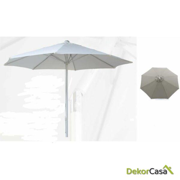 parasol de aluminio 3 colores