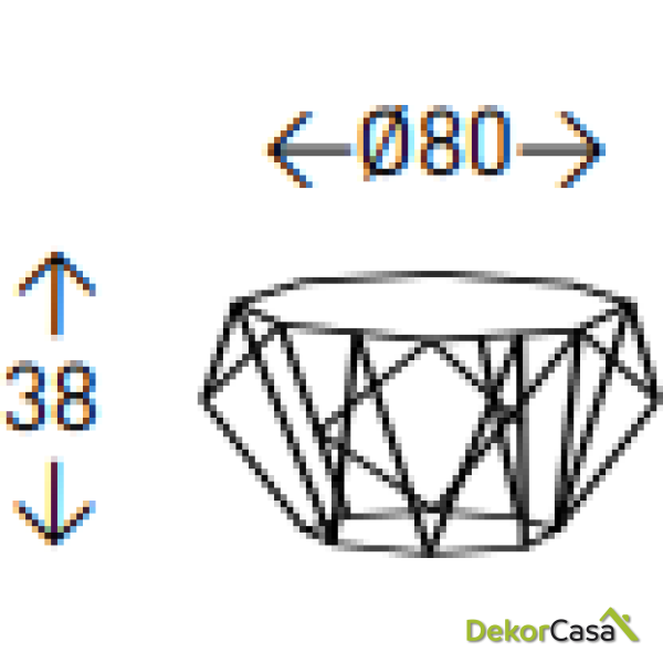 mesa de centro diamante centro 1
