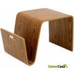 Mesa nerea madera curvada 1