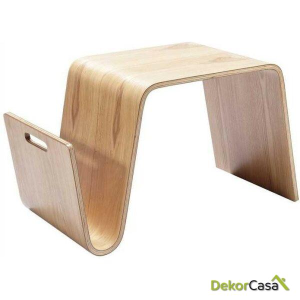 mesa nerea madera curvada