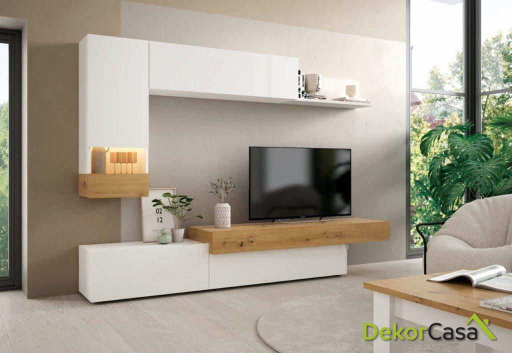 MUEBLE TV BLANCO O GRAFITO