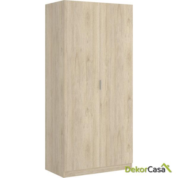 armario madera 2 puertas 80 cm 9