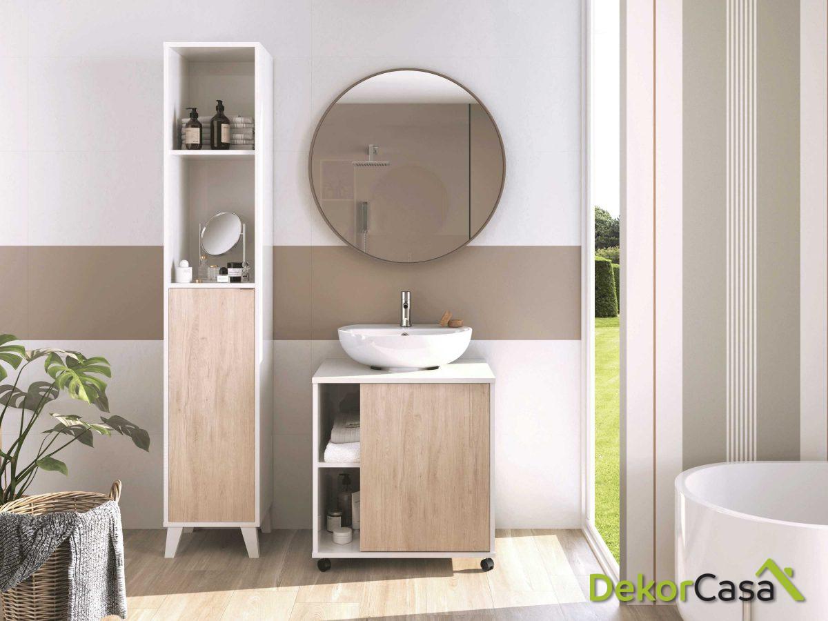 Mueble lavabo alto y estrecho ❤️ 91,51€ ⛟ ENVÍO GRATIS