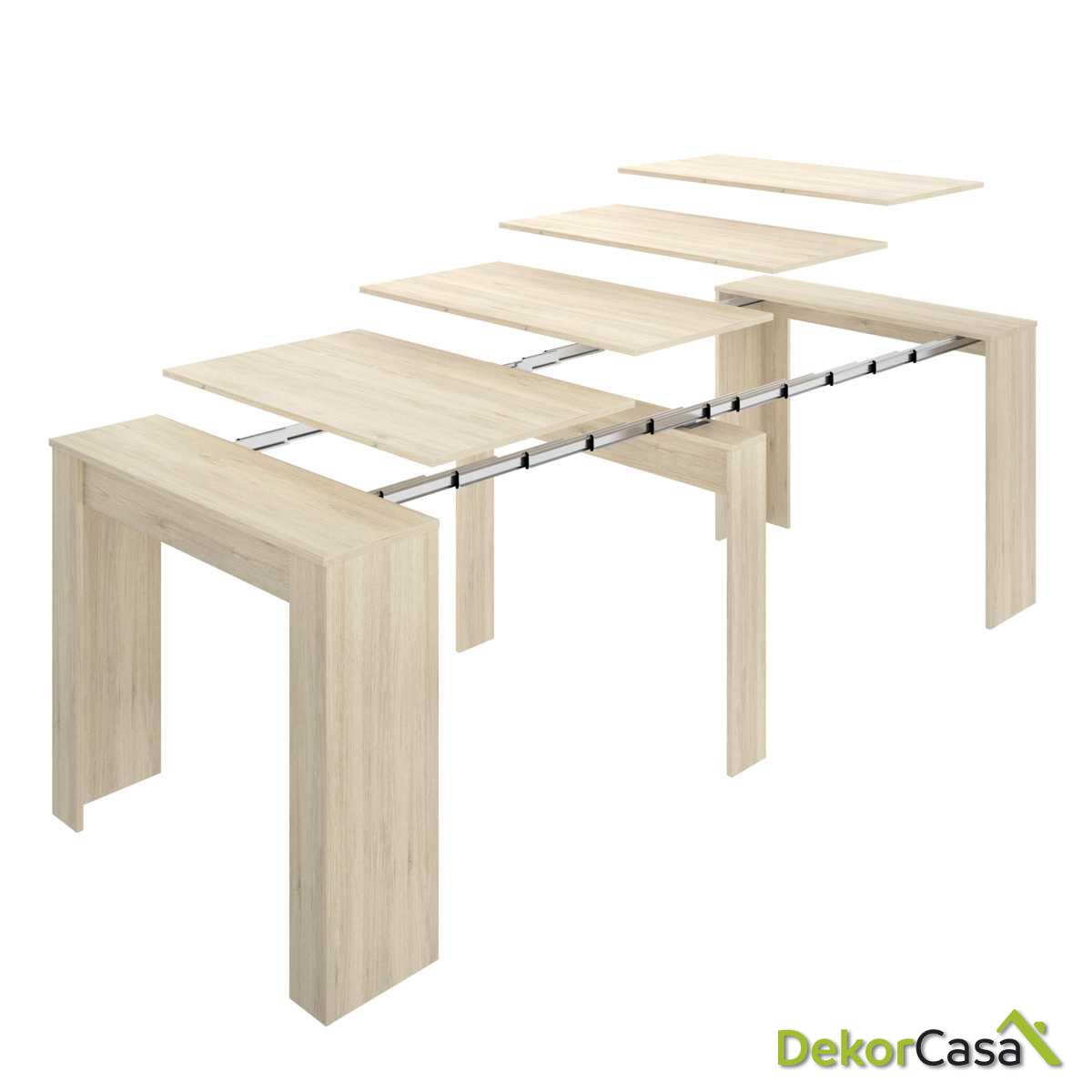 mesa extensible madera 5 posiciones 5