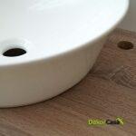 Mueble de lavabo blanco