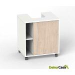 Mueble de lavabo con ruedas