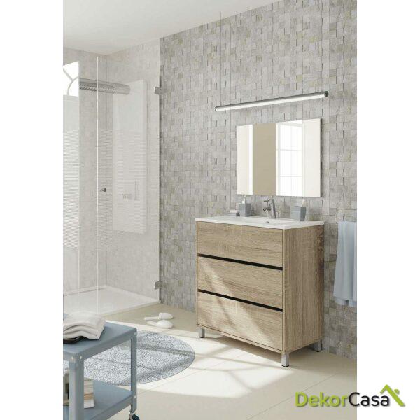 Mueble de lavabo roble