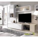 salon tv flexible blanco brillo 5