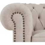sofa beige grisaceo tejido madera salon 3