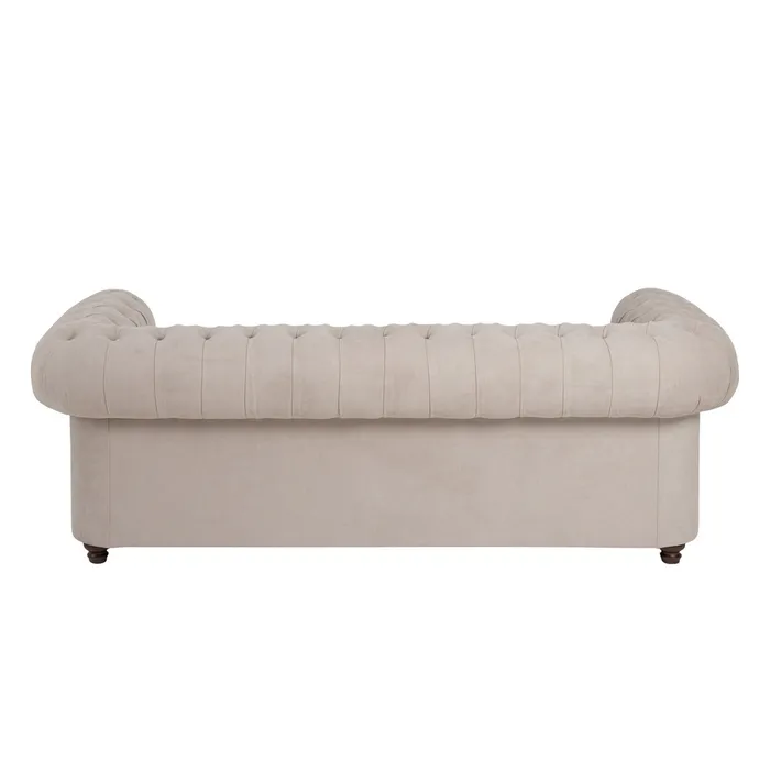 sofa beige grisaceo tejido madera salon 5