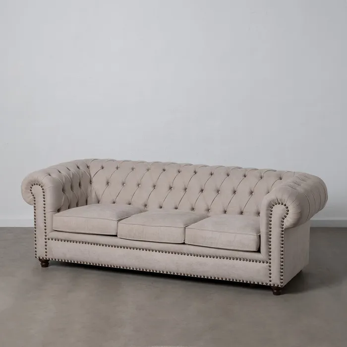 sofa beige grisaceo tejido madera salon 7