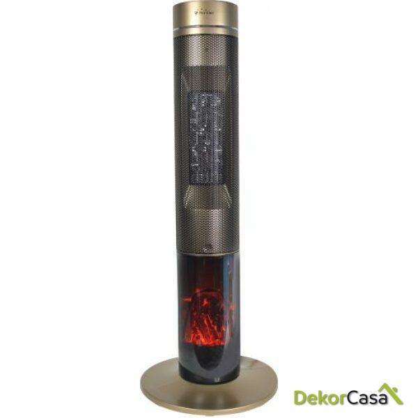 calefactor de torre digital con efecto fuego electrico hoti t55 1