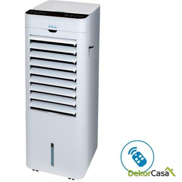 climatizador evaporativo digital con calefactor y mando a distancia