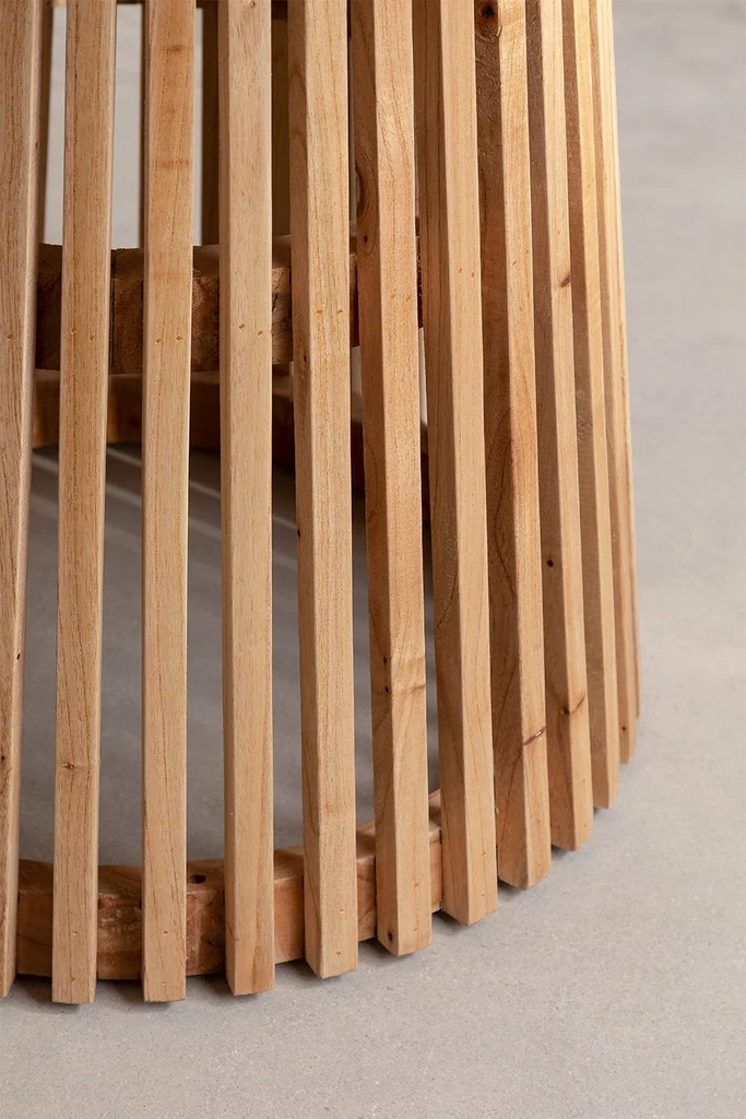 mesa de comedor redonda en madera mura 4