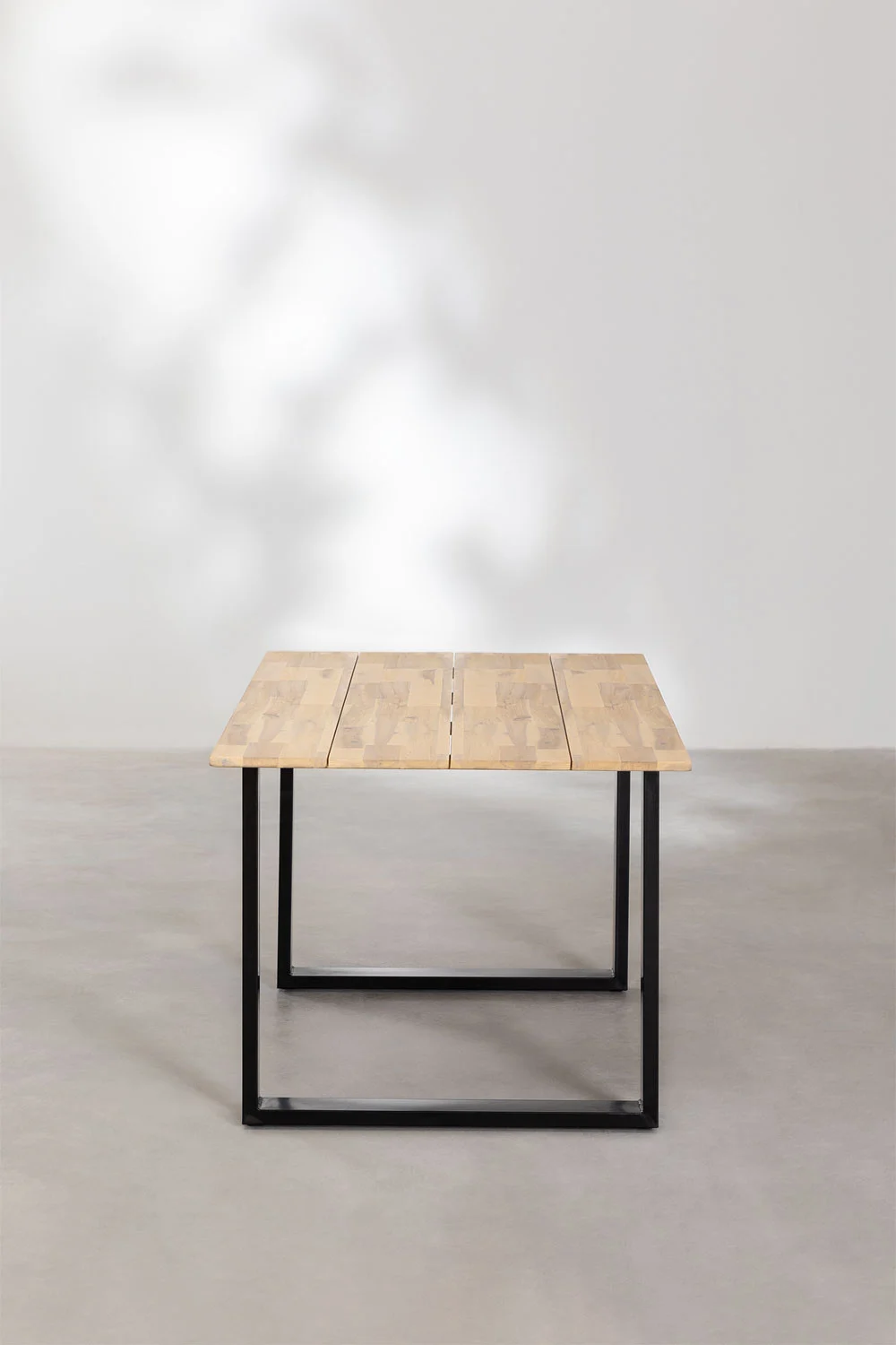 mesa de jardin rectangular en madera 160x90 cm melina 3