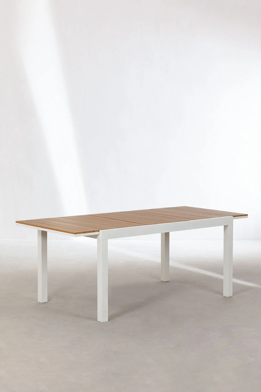 mesa extensible de jardin en aluminio 150 197x90 cm saura 1