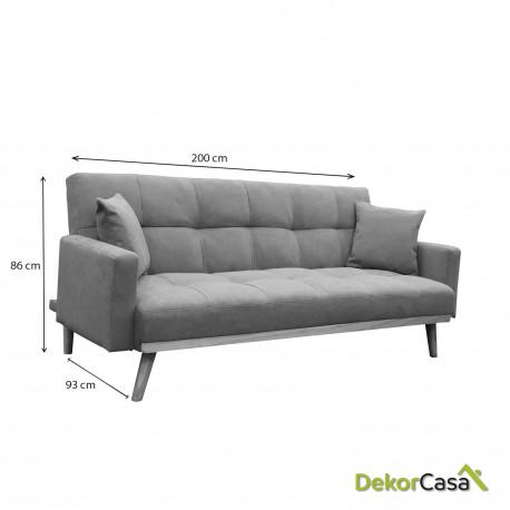 sofa cama victoria gris 2